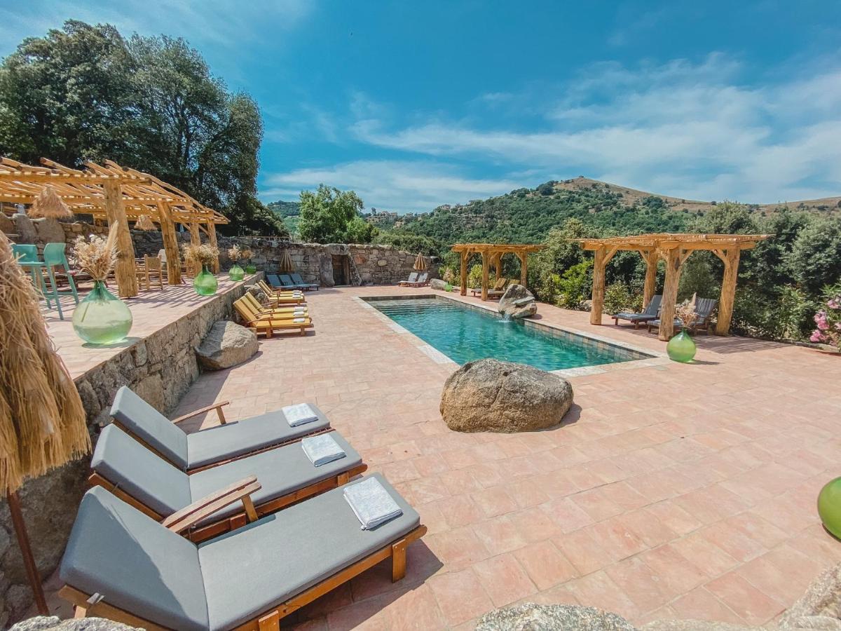 Residence De Luxe 4 Etoiles A Pietralba, 4 Logements Piscine Chauffee Balagne Екстериор снимка